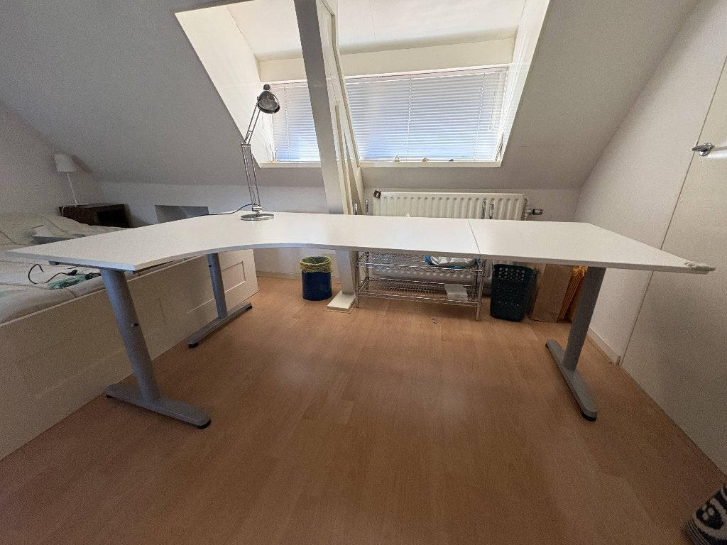 Kantoorbureau, Ophalen, 90 cm, Zo goed als nieuw, Industrieel