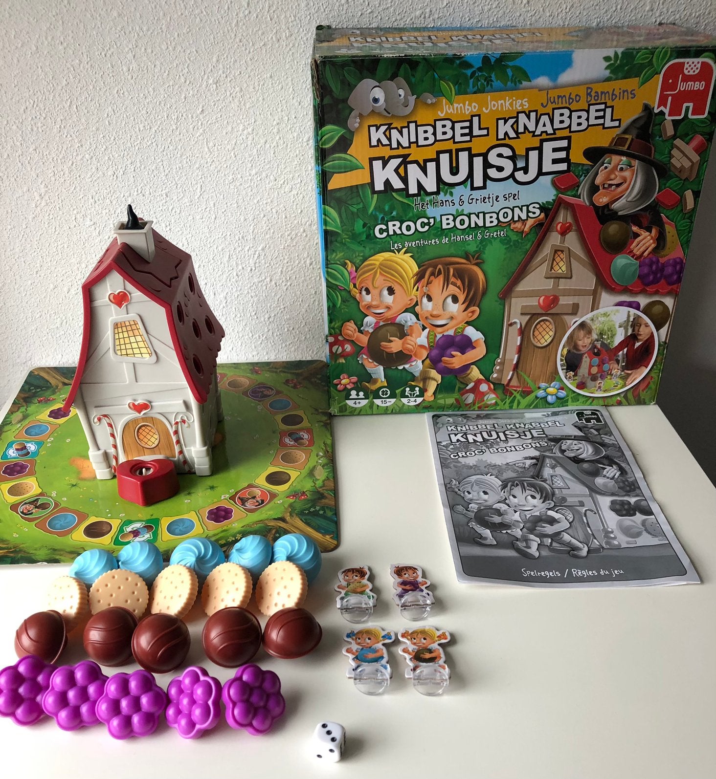 Spelletje, gezelgapsspel kinderen; knibbel knabbel knuistje, Ophalen, Zo goed als nieuw