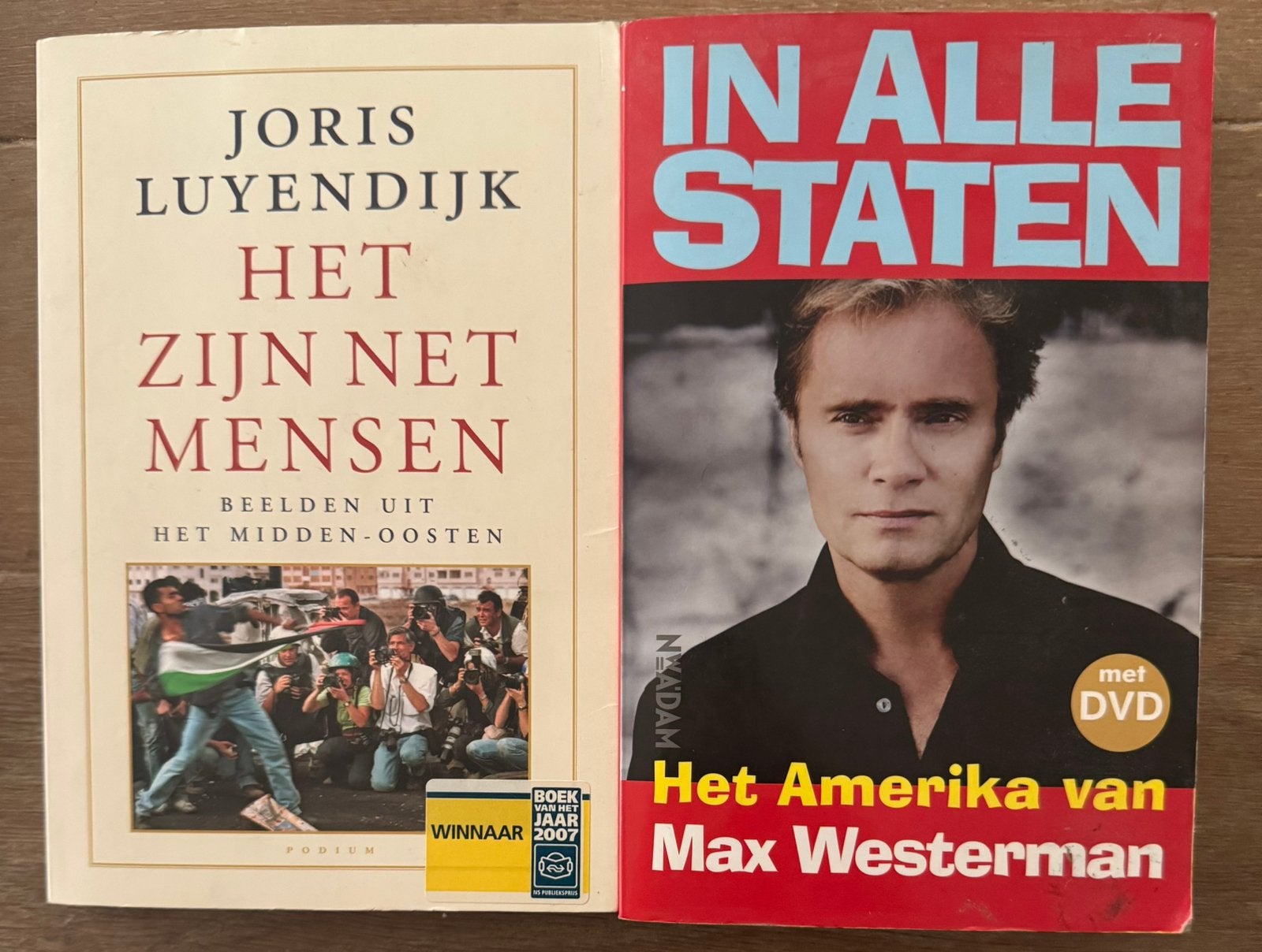 2 boeken: Joris Luyendijk en Max Westerman, Boeken, Ophalen of Verzenden, Zo goed als nieuw, Nederland