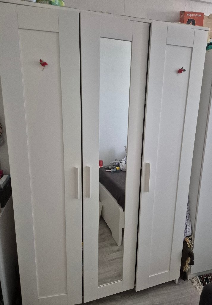 Kledingkast brimnes, Ophalen, Gebruikt, 100 tot 150 cm, 150 tot 200 cm