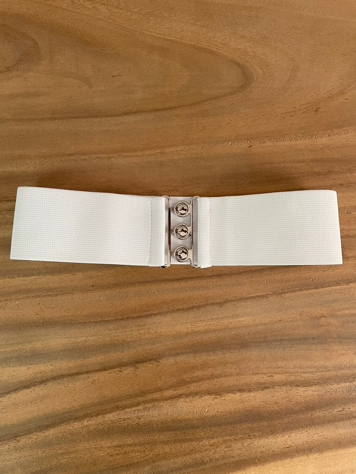 Nog nieuw Witte elastische riem zie omschrijving, Ophalen of Verzenden, Nieuw, Wit, 100 cm of meer