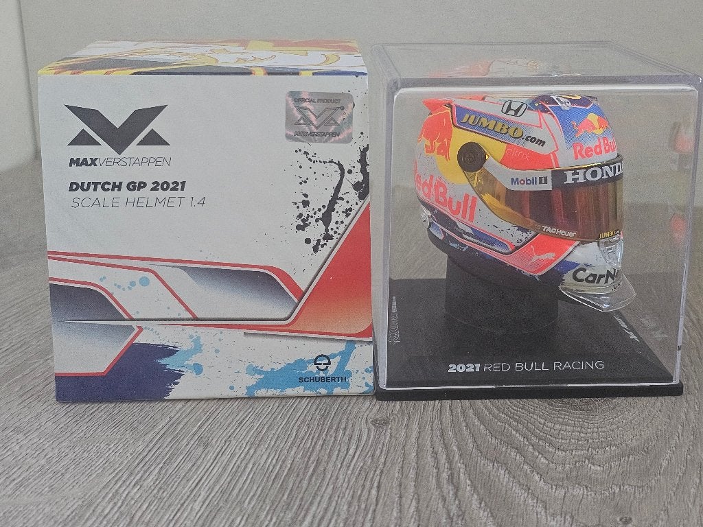Helm 1:4, Max Verstappen # 33, Dutch GP 2021., Ophalen of Verzenden, Zo goed als nieuw, Formule 1