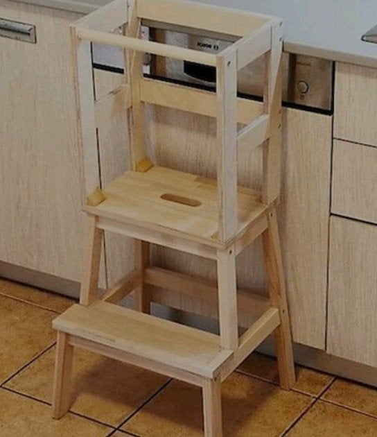 Houten leertoren ikea diy, keukenhulp, Ophalen, Overige typen