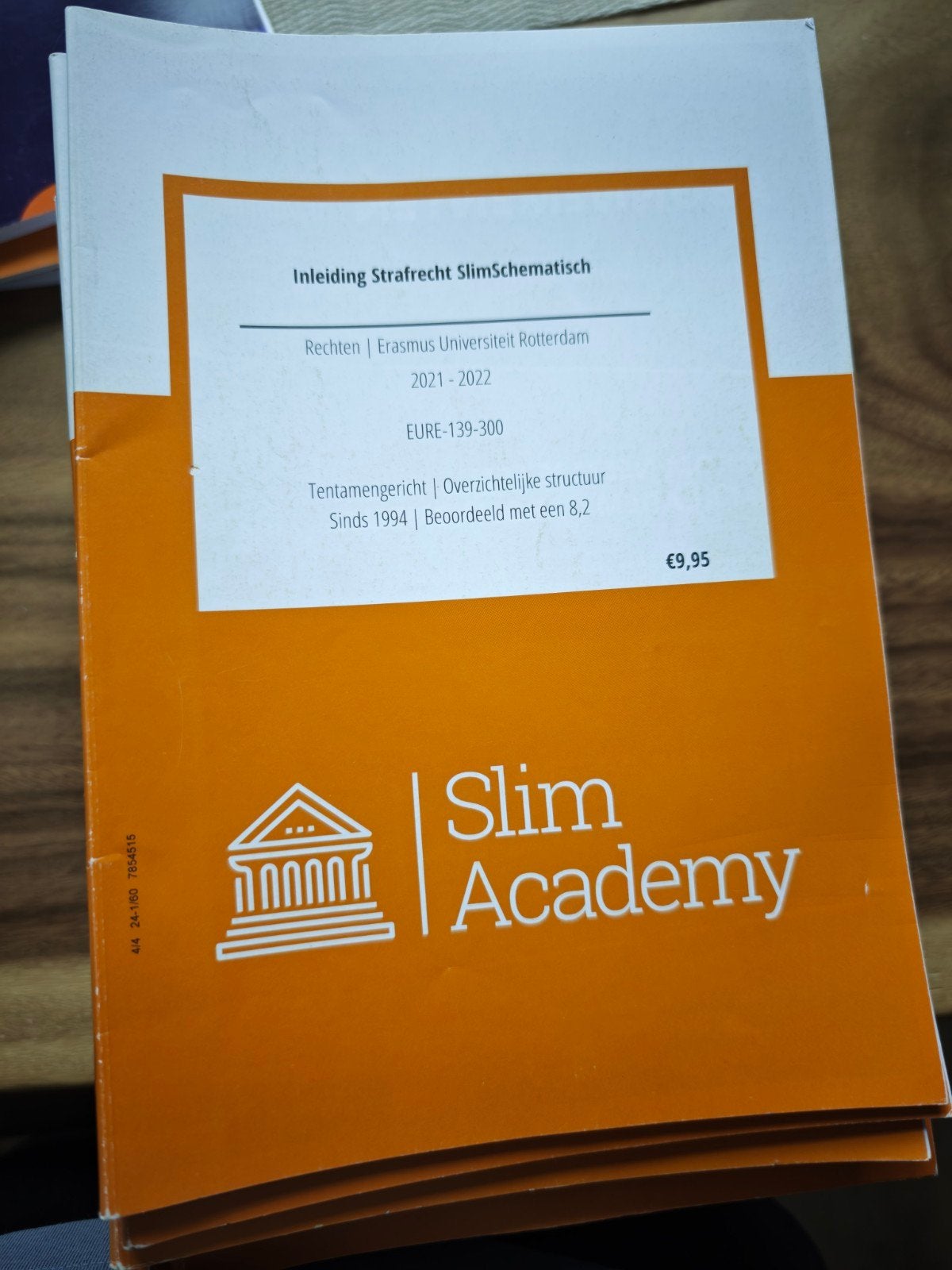 Slim Academy Samenvattingen Rechten Erasmus Universiteit, Boeken, Ophalen of Verzenden, Gamma, Slim Academy, WO