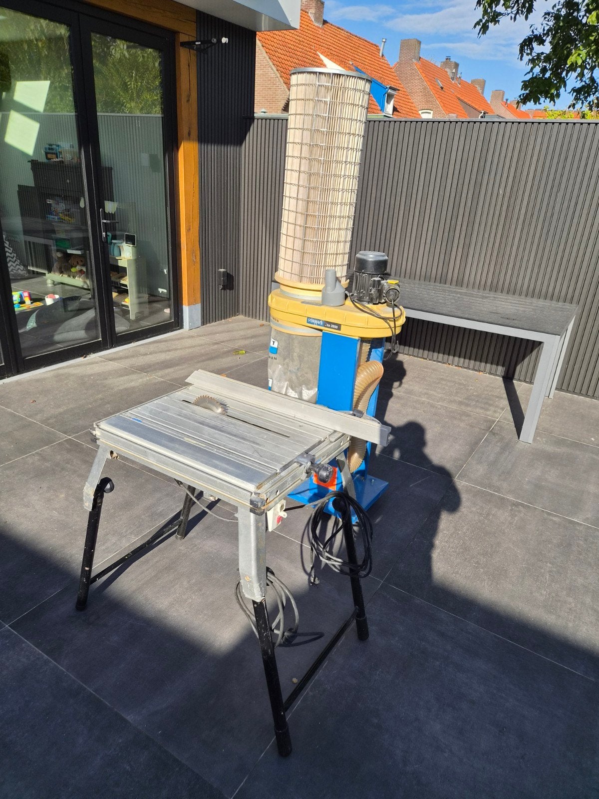 Festool basis plus tafel met zaag ATF55EB1 en inlegmodule, Ophalen, Invalzaag, Zo goed als nieuw, 30 tot 70 mm