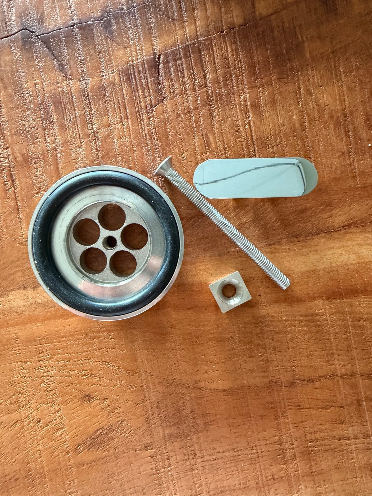Clou afvoerset voor Flush of First fonteinen, Ophalen of Verzenden, Nieuw, Chroom, Wastafel