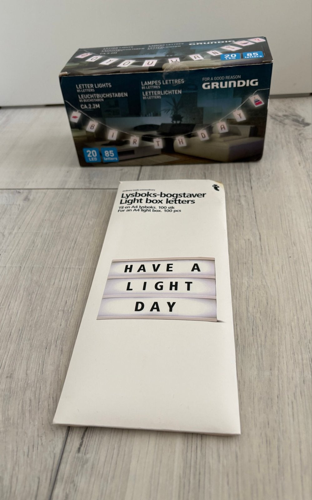 Grundig Letter Lights & Light Box Letters, Wit, Nieuw, Grundig, Ophalen