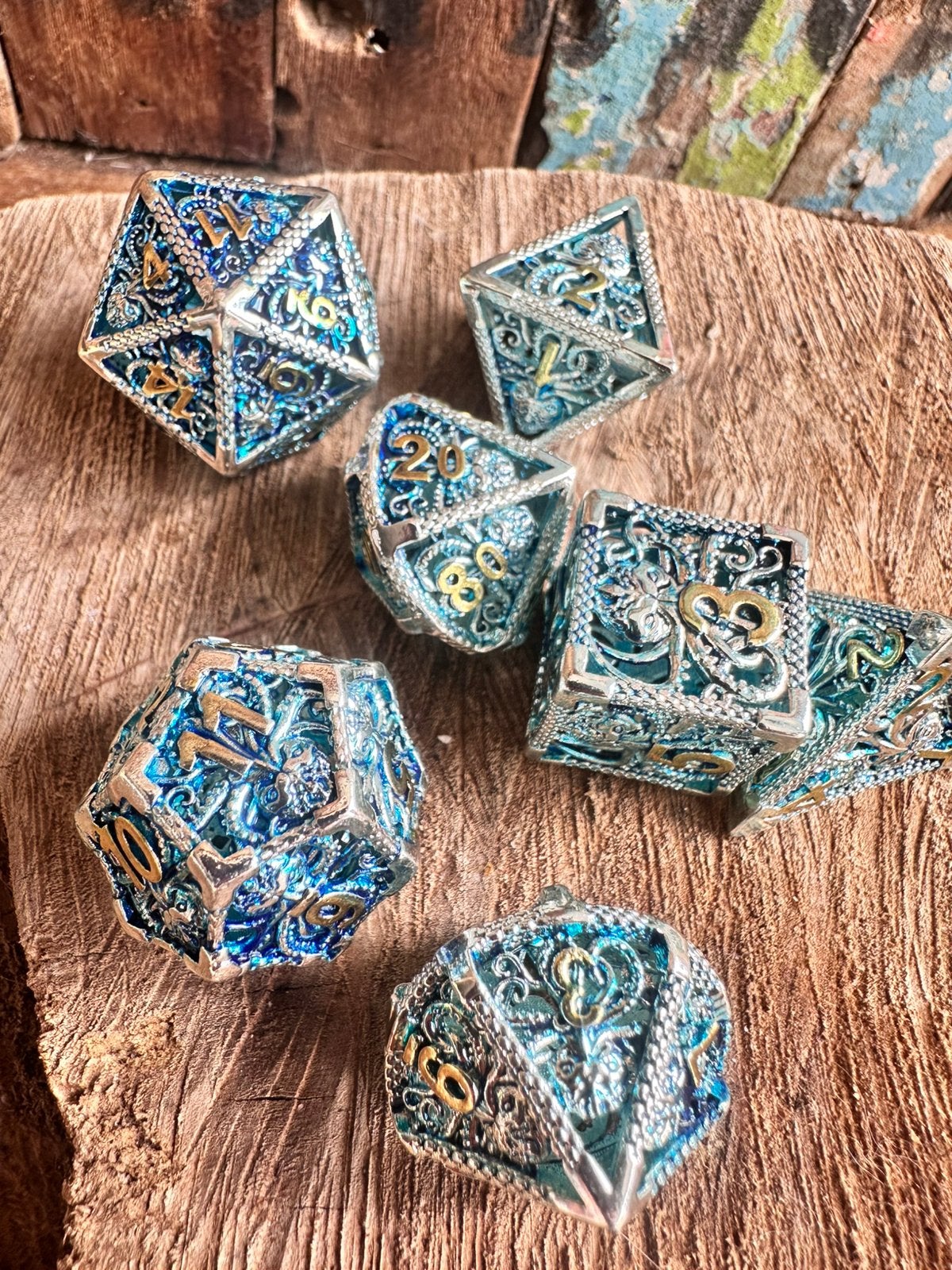 DND Dice / Octopus / Heavy duty / metal gear / RPG / D&D, Ophalen of Verzenden, Nieuw