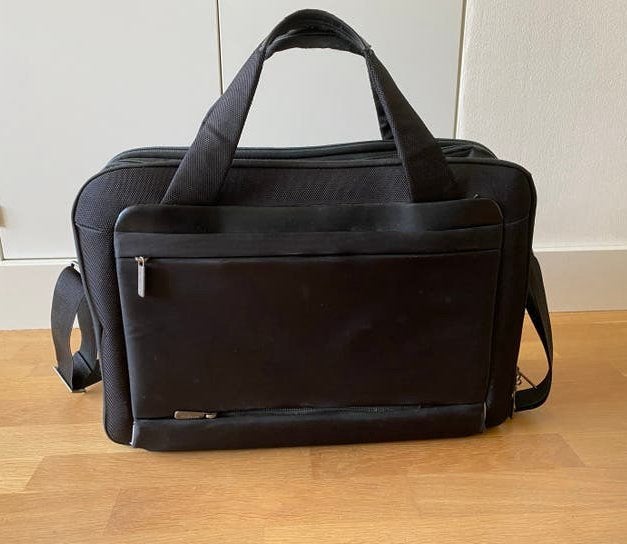 Samsonite Laptoptas/Aktetas - Zwart, 40 tot 60 cm, Gebruikt, Zwart, Minder dan 35 cm