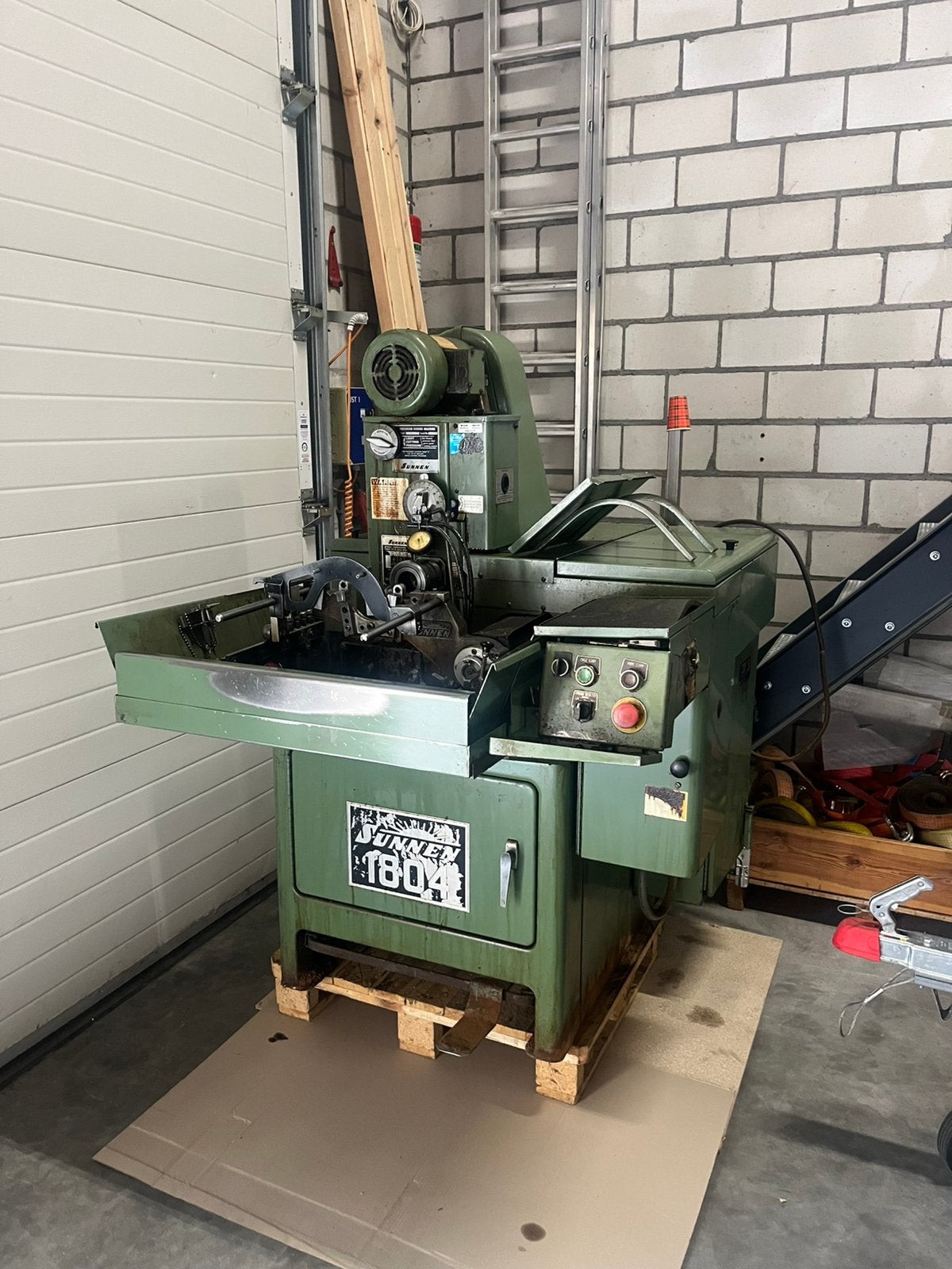 Sunnen MBC-1804 hoonmachine, Ophalen, Gebruikt, 1000 watt of meer, Overige typen