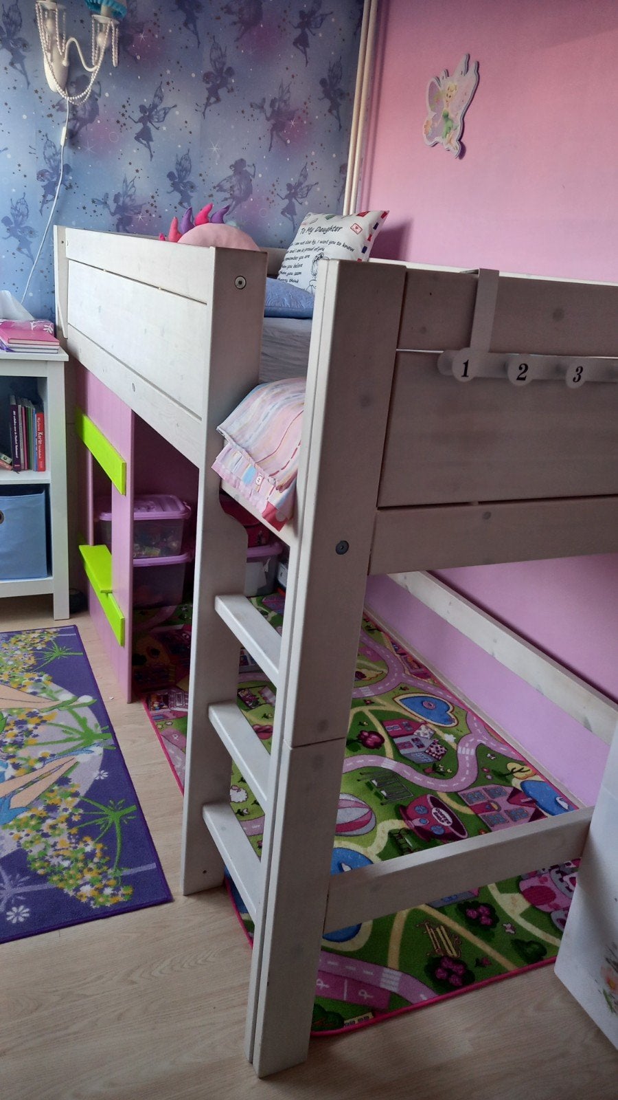 hoogslapers bed te koop voor kind/ tienner, Ophalen, Gebruikt, Hoogslaper