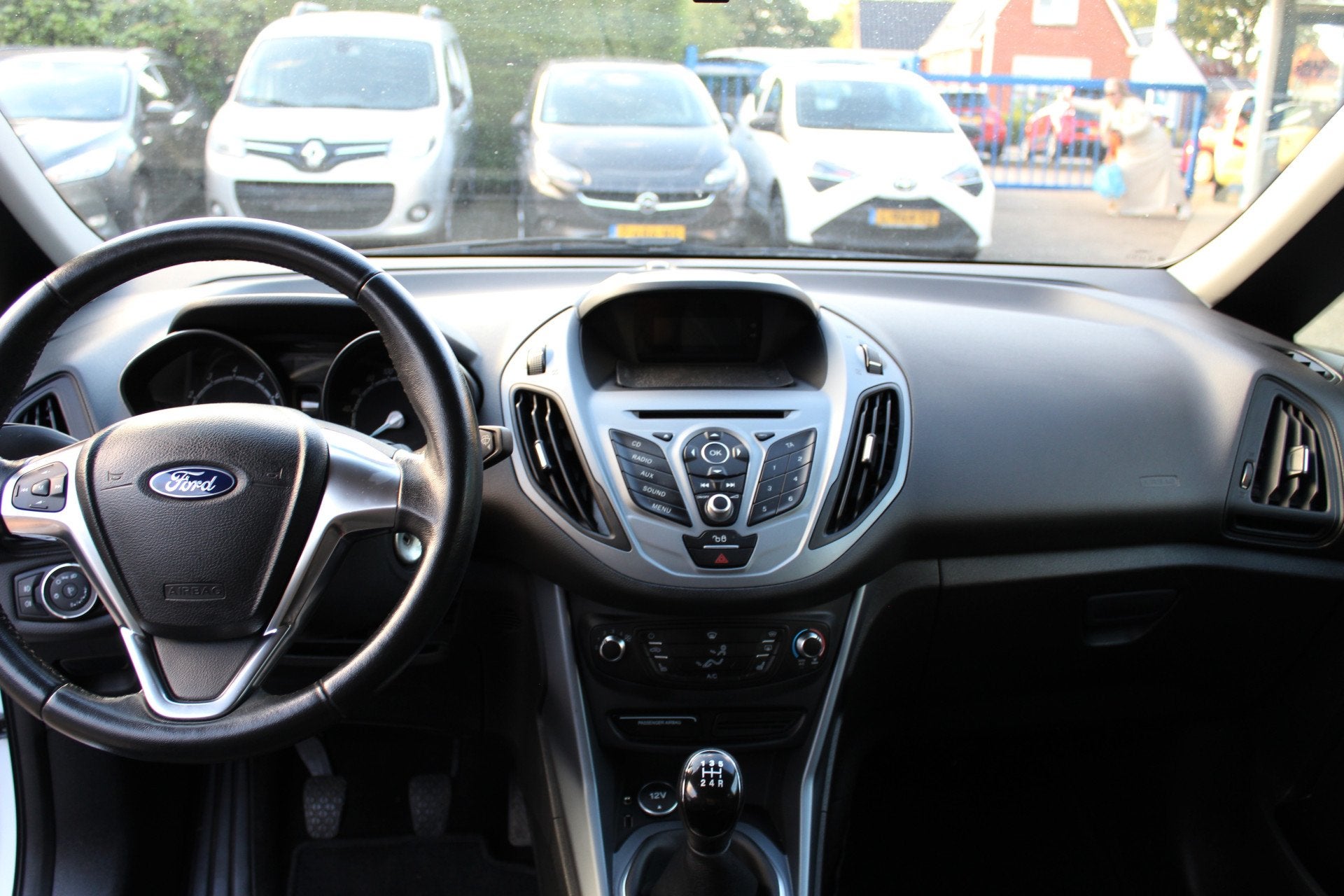 Ford B-MAX 1.0i "Trend" Airco - LMV - PDC ! 100 Pk, Voorwielaandrijving, Gebruikt, Wit, Bedrijf