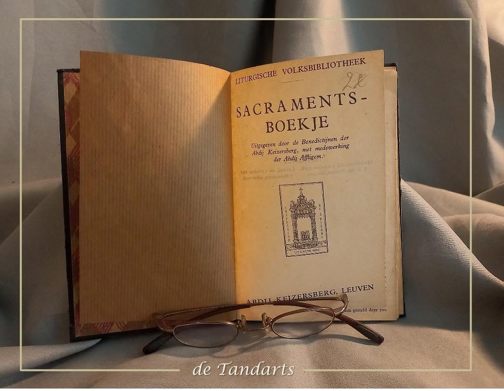 Sacramentsboekje Benedictijnen der Abdij Keizersberg, 1928, Ophalen of Verzenden
