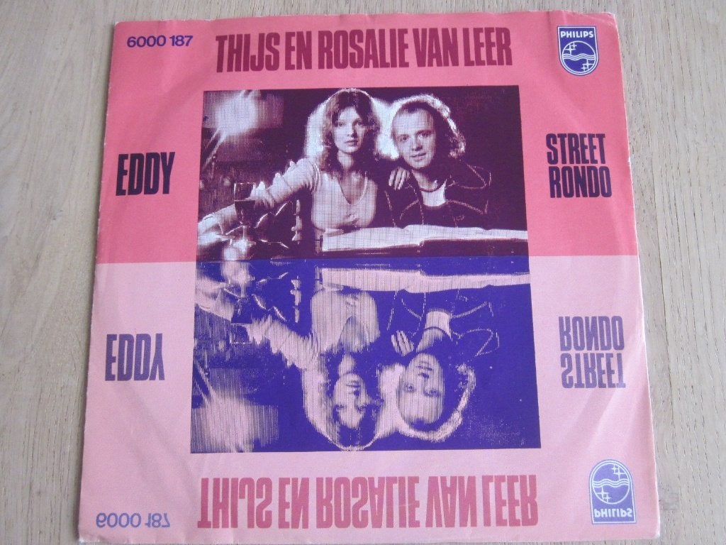 Thijs en Rosalie van Leer - Eddy, Cd's en Dvd's, Verzenden, 7 inch, Zo goed als nieuw, Beschermende buitenhoes