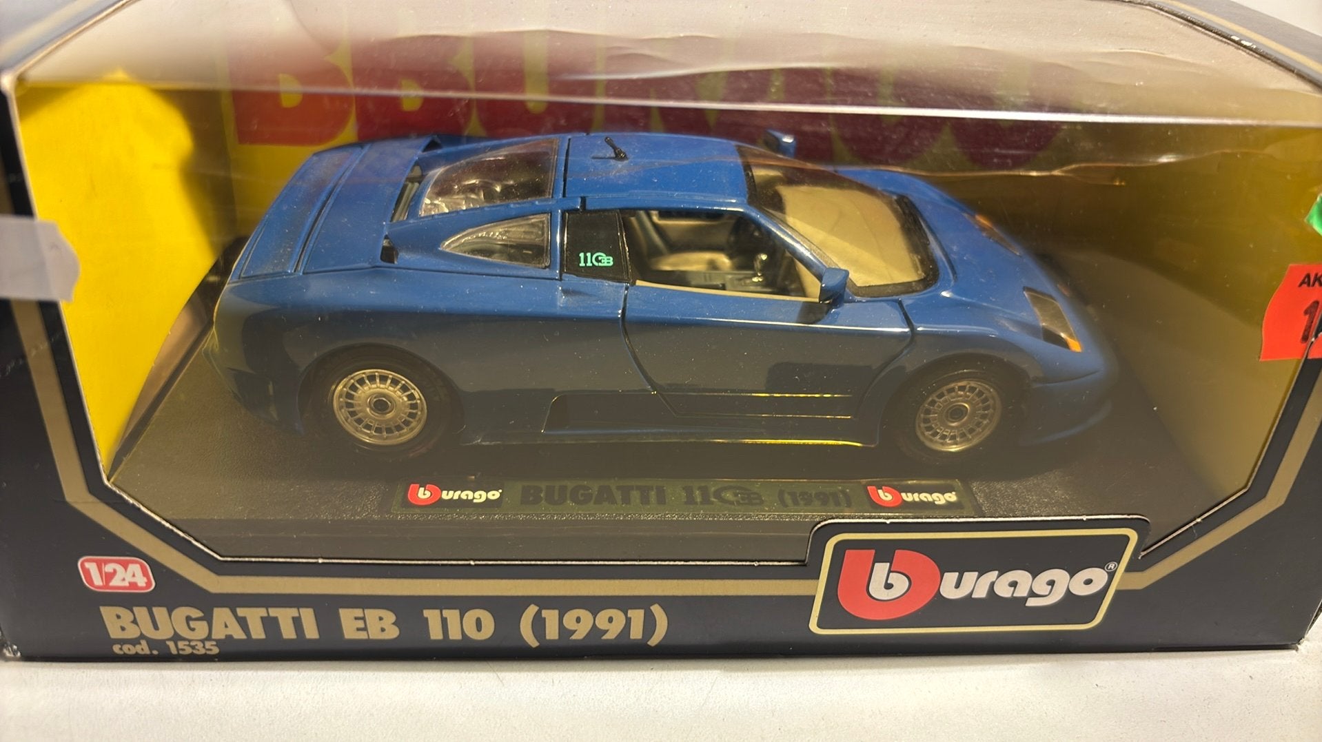 Bugatti eb110 bburago 1.24, Ophalen of Verzenden, Bburago, A, A