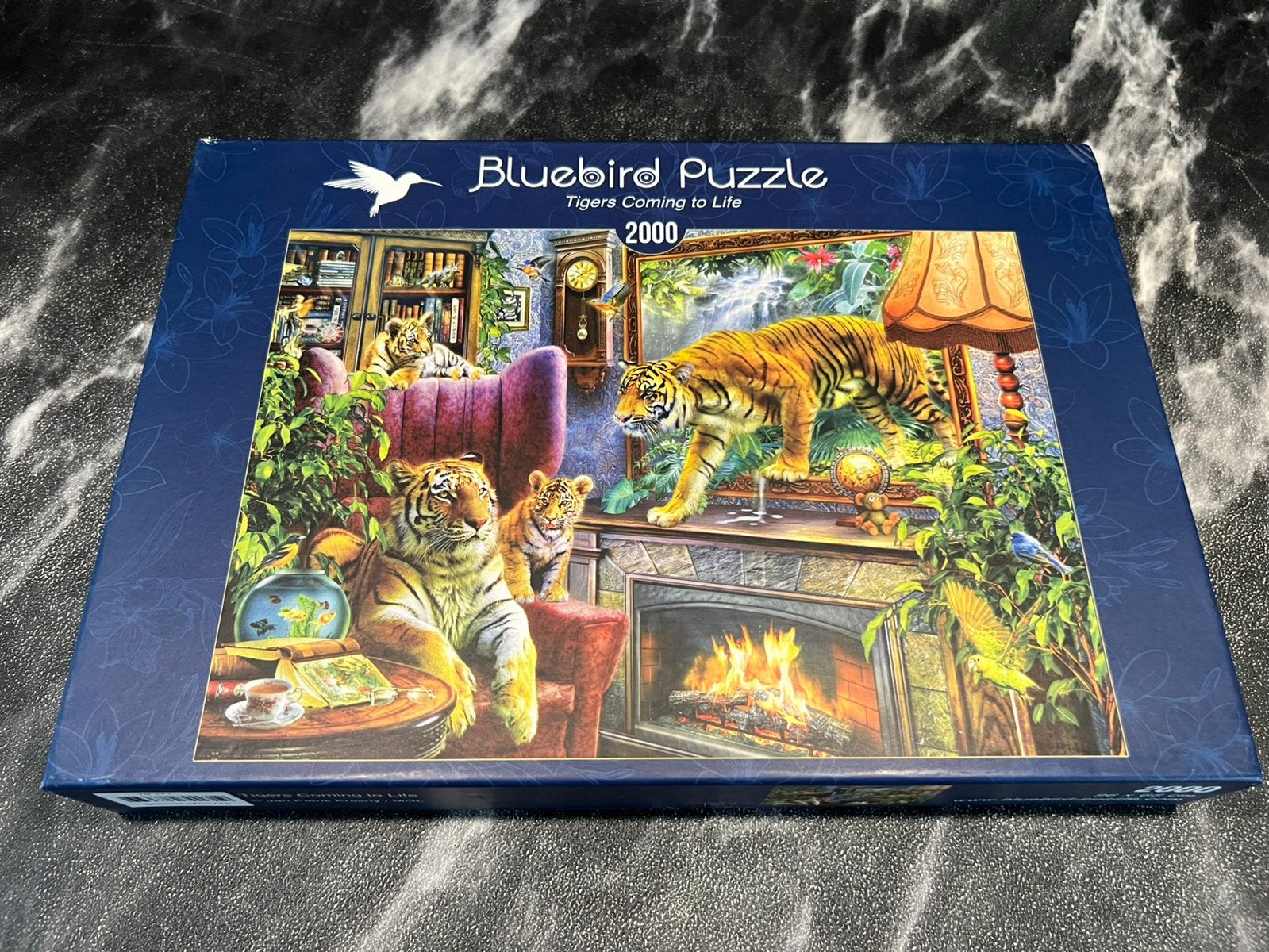 Bluebird puzzel 2000 stukjes Tigers coming to life, Ophalen of Verzenden, Meer dan 1500 stukjes, Zo goed als nieuw