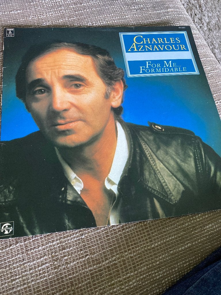 Charles Aznavour - For Me... Formidable LP, LP, Gebruikt, Pop, Ophalen of Verzenden