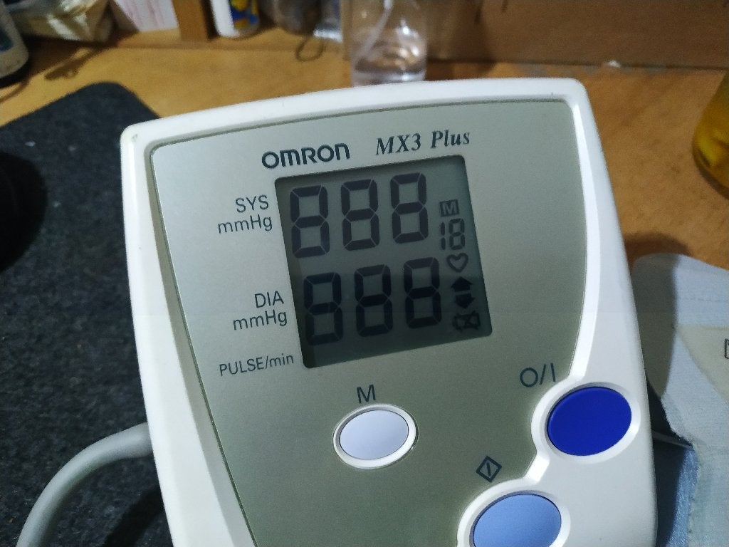Bloeddrukm Omron Arm MX-3 plus, Ophalen of Verzenden, Gebruikt