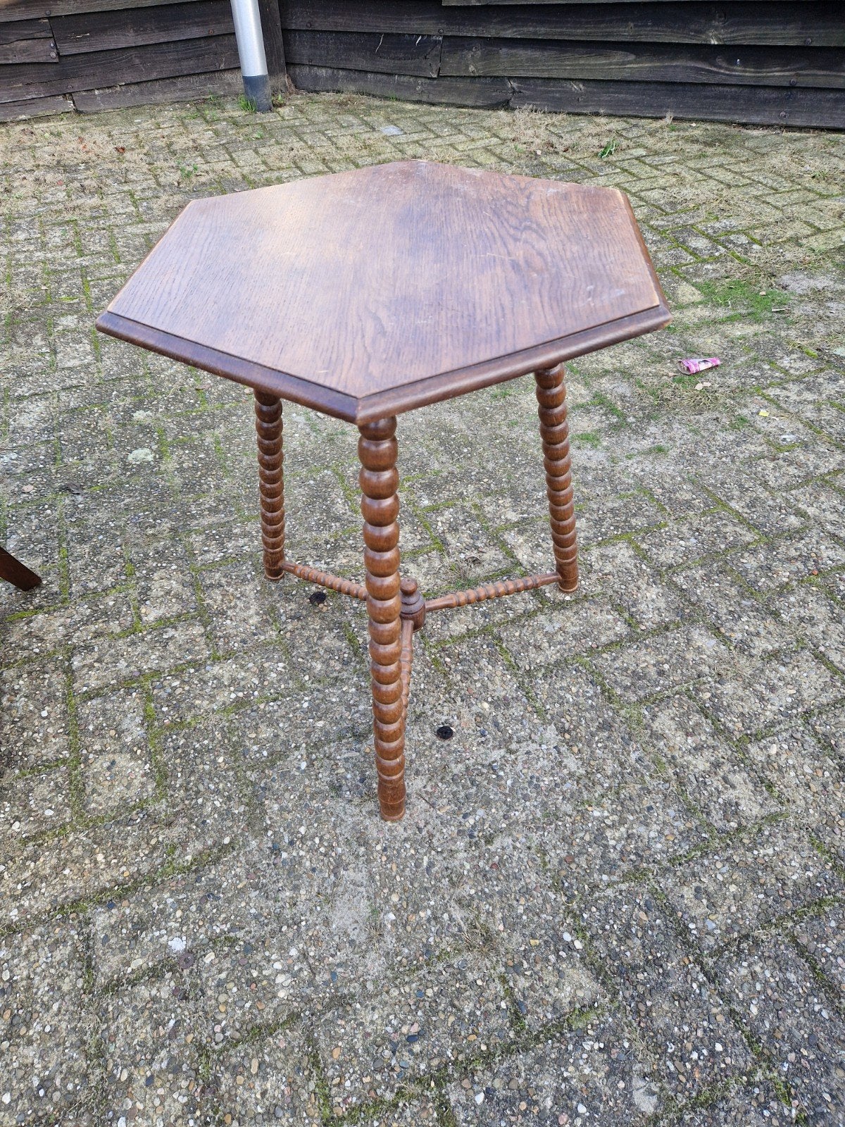 Tafeltje 6 hoekig, Ophalen, Rond, Minder dan 55 cm, 45 tot 60 cm