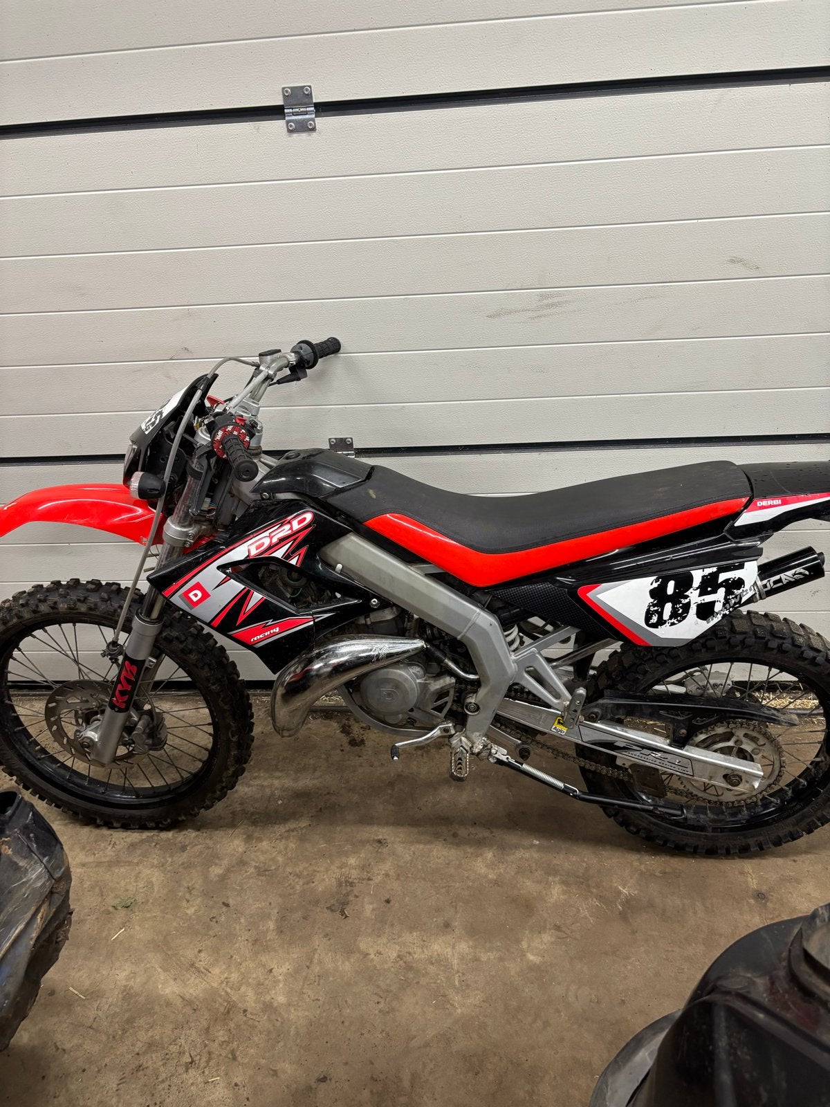 Derbi senda drd 2008 schakelbrommer, Fietsen en Brommers, Ophalen, 6 versnellingen, Gebruikt, Maximaal 45 km/u