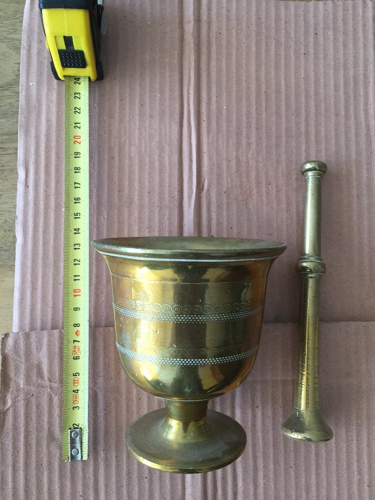 Vijzel met stamper, Ophalen of Verzenden