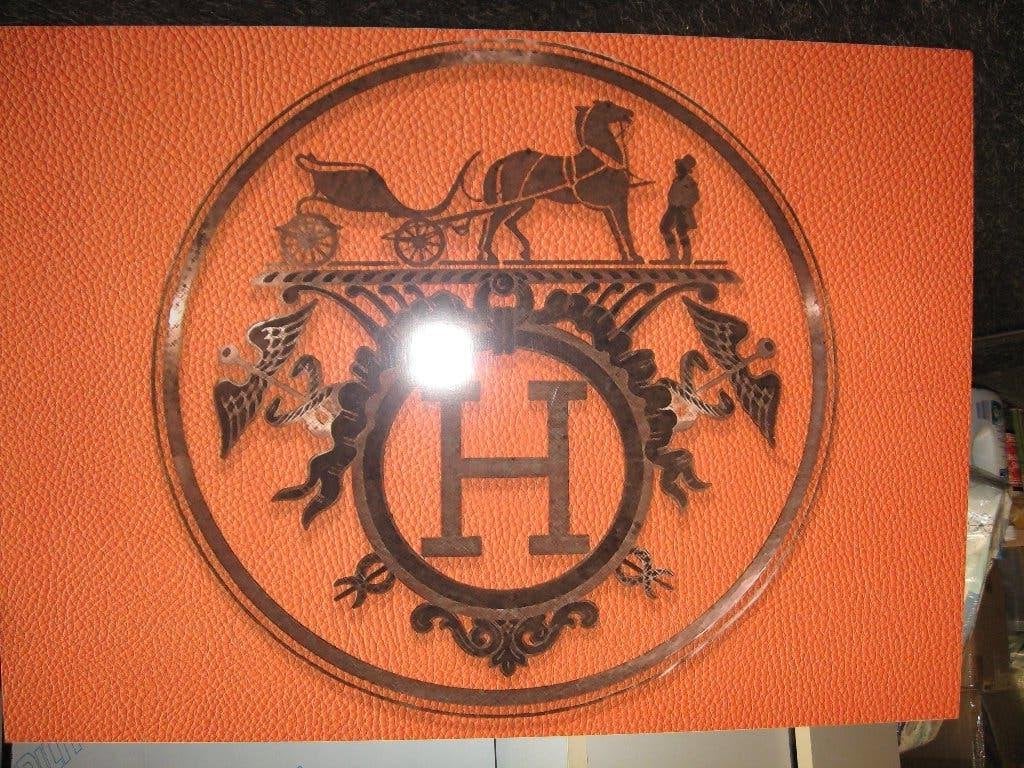 Reclame bord Herme's Lux, Verzamelen, Ophalen of Verzenden, Nieuw, Reclamebord