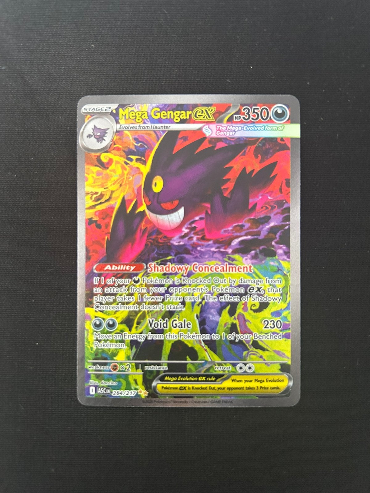 Mega Genger Ex Ascended Heroes, Hobby en Vrije tijd, Verzamelkaartspellen | Pokémon, Ophalen of Verzenden, Zo goed als nieuw