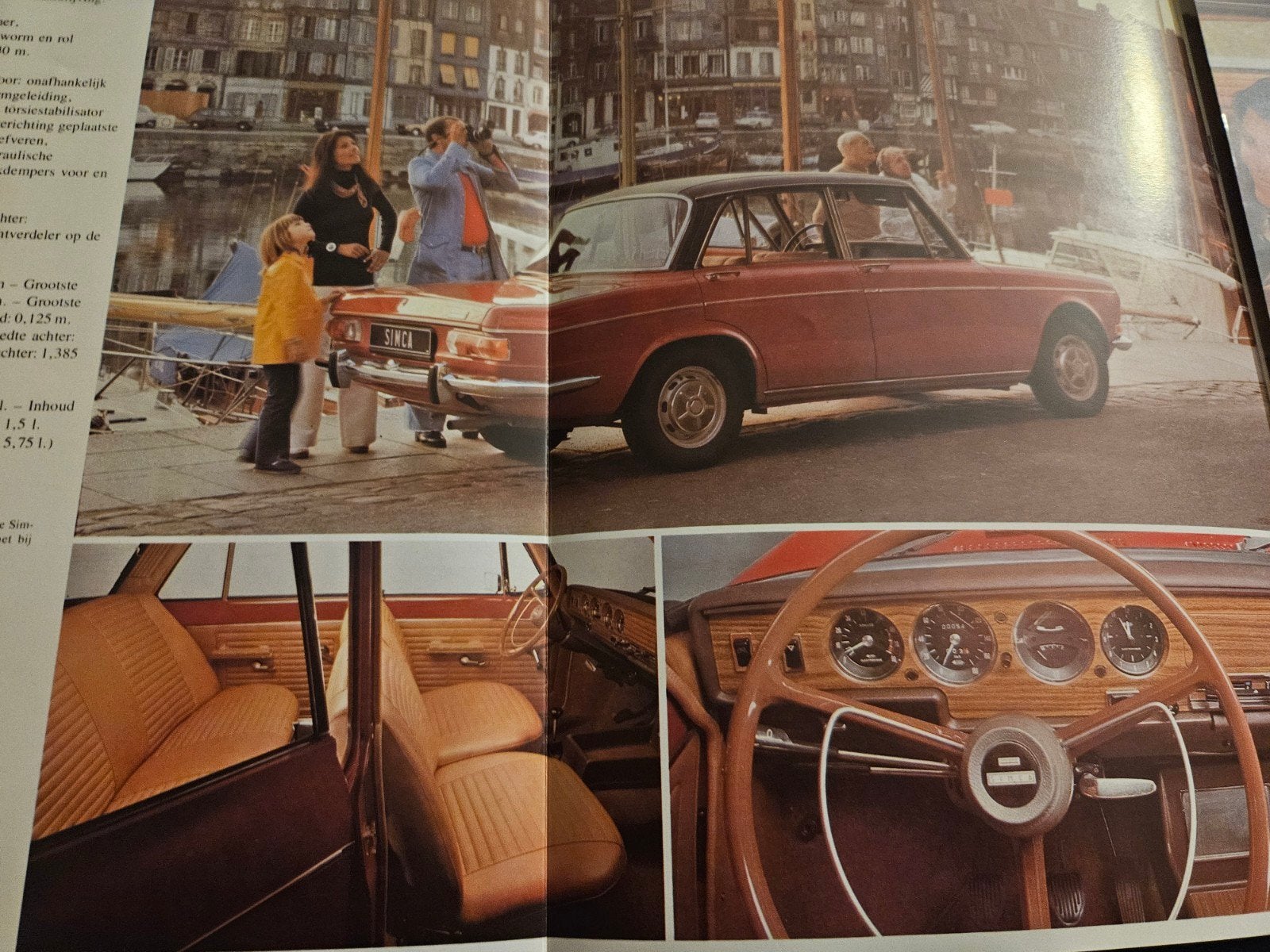 Brochure Simca 1301 / 1501 Spécial 1974, Ophalen of Verzenden, Zo goed als nieuw, Overige merken