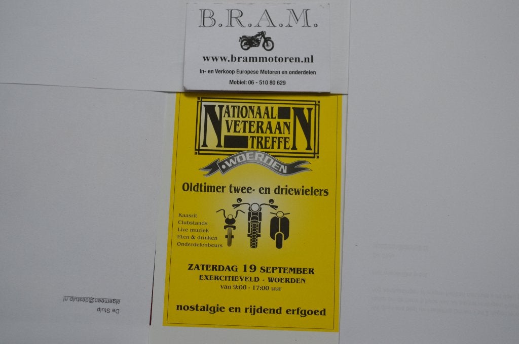 bsa-triumph-ajs-ariel-norton-rudge-villiers-jawacz-adler-dkw, Motoren, Ophalen of Verzenden, Gebruikt