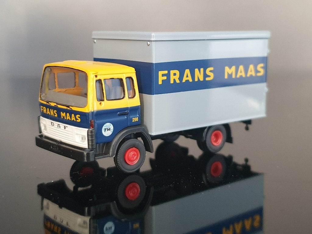1:87 DAF 900 Frans Maas Brekina € 18,5, Verzenden, Zo goed als nieuw, Bus of Vrachtwagen, Brekina