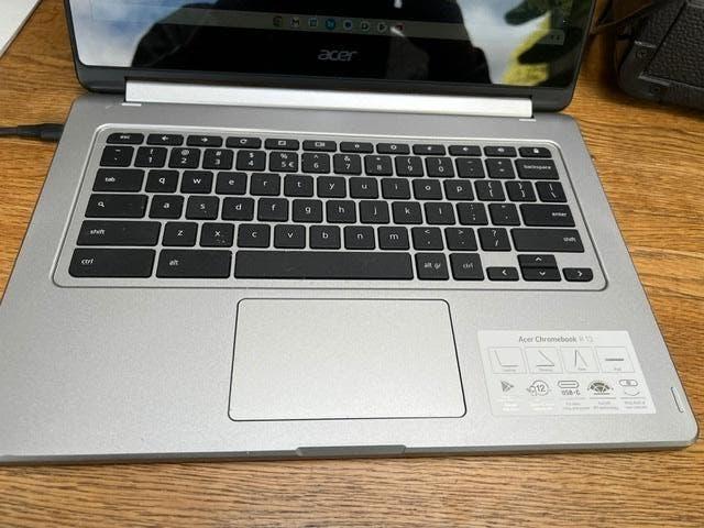 acer chromebook R13 model CB5-312T-K7SP (22-11-2019), 4 GB of minder, Qwerty, Touchscreen, Ophalen of Verzenden