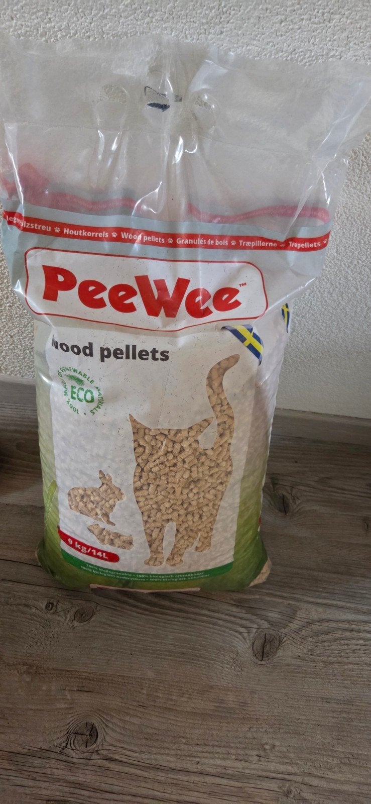 peewee zak 9kg/14L, Ophalen of Verzenden