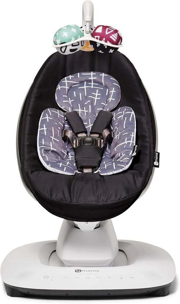 4moms mamaRoo 5 babyswing Classic Black, Kinderen en Baby's, Wipstoel, Met gordel(s) of riempje(s), Zo goed als nieuw, Ophalen