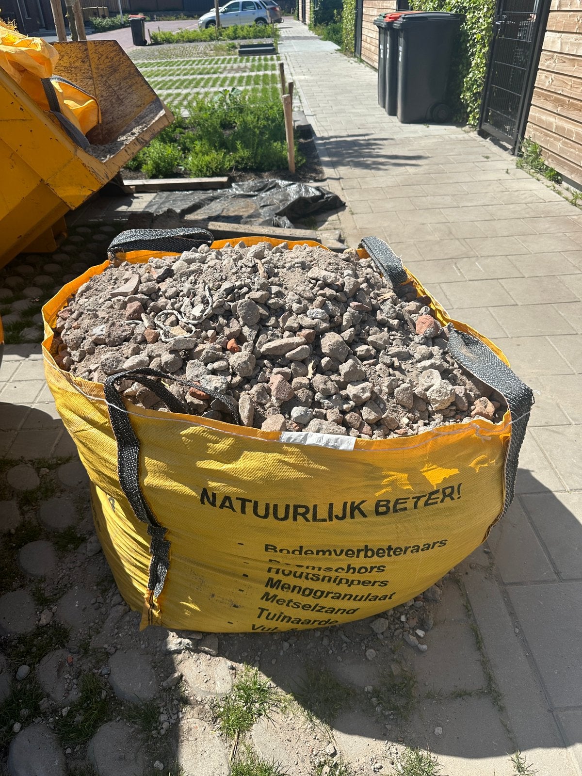 GRATIS: ruim halve Kuub menggranulaat in bigbag, Tuin en Terras, Ophalen, Nieuw, Overige typen