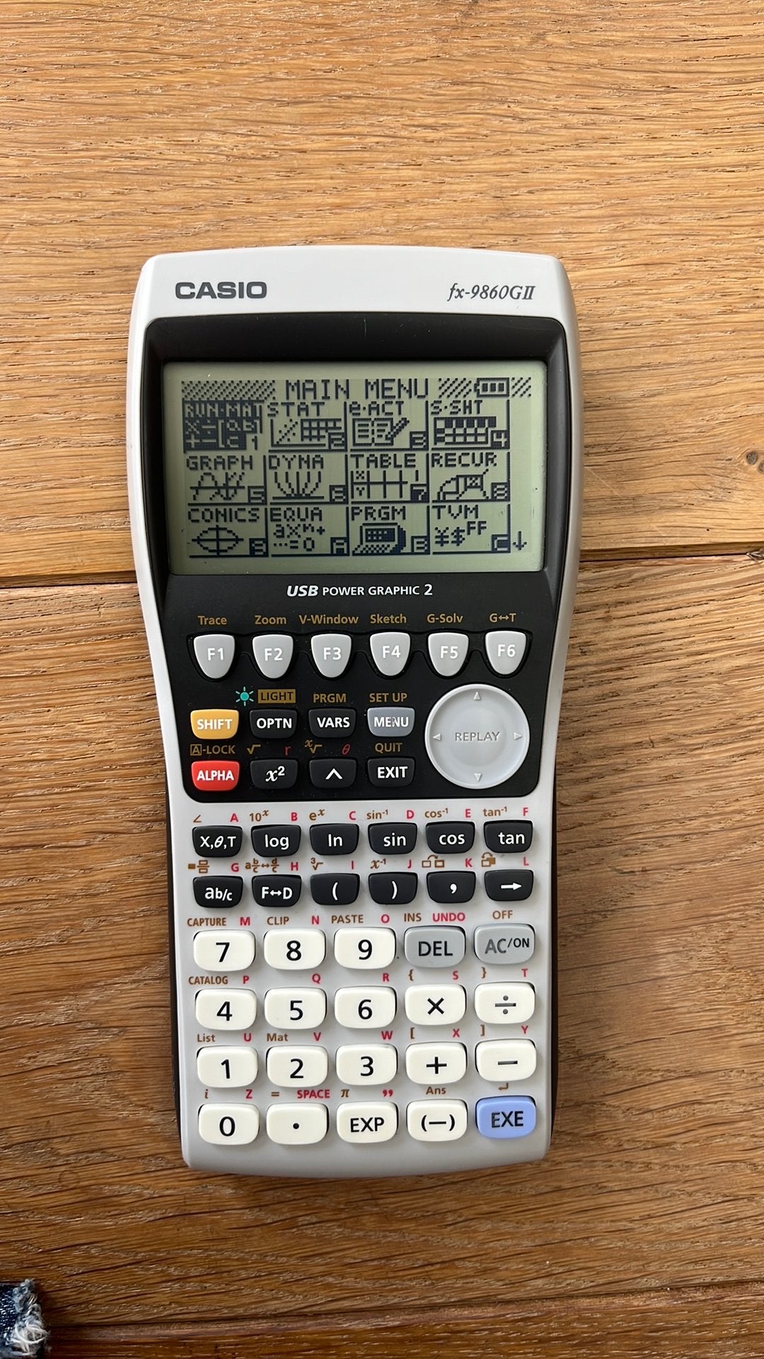 Casio fx-9860GII, Ophalen of Verzenden, Gebruikt