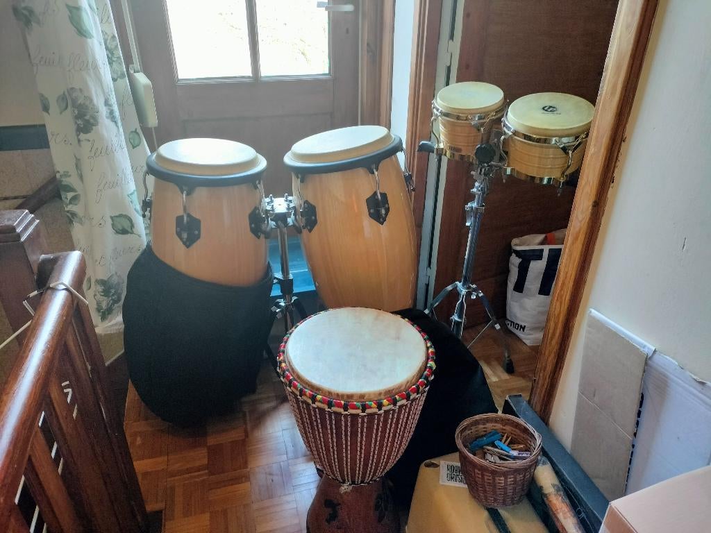 congas/bongos/djembee, Ophalen, Gebruikt