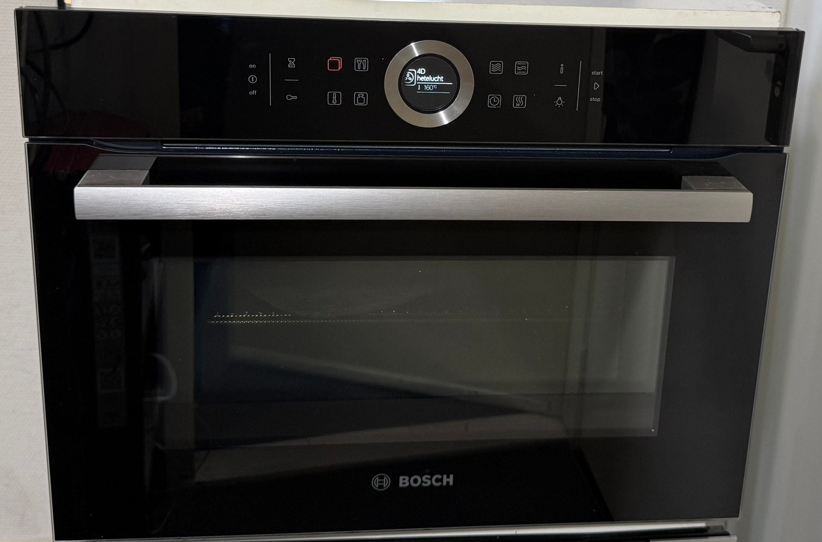 ZGAN !!!BOSCH inbouw Combi oven/Magnetron CMG633BB1, Witgoed en Apparatuur, Combimagnetron, Ophalen of Verzenden, Zo goed als nieuw