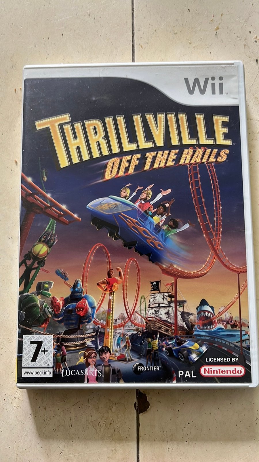 Wii game THRILLWILLE off the rails, Overige genres, 1 speler, Ophalen of Verzenden, Zo goed als nieuw