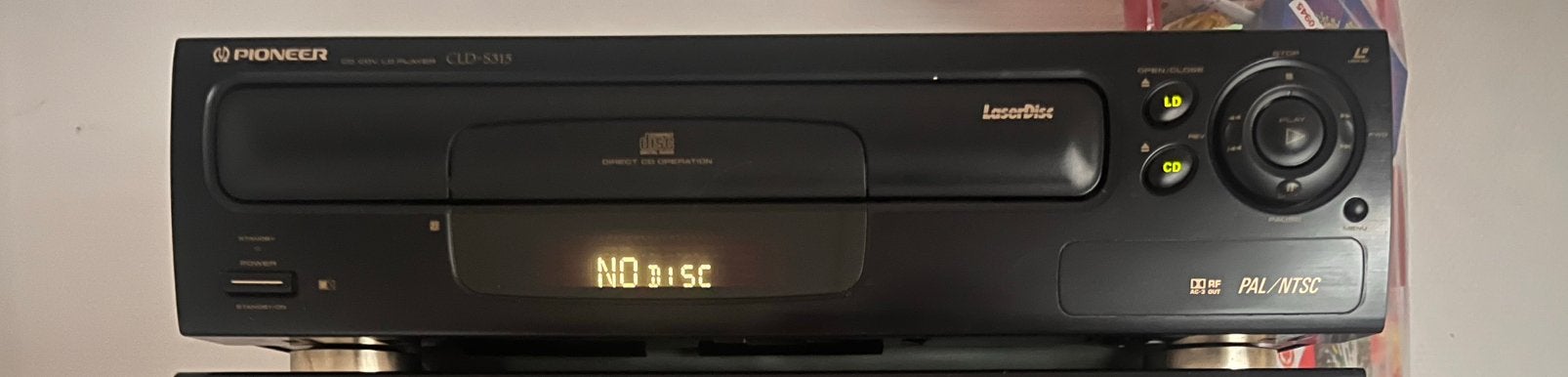 Pioneer CLD-S315 LaserDisc speler, Audio, Tv en Foto, Dvd-spelers, Ophalen, Gebruikt, Pioneer