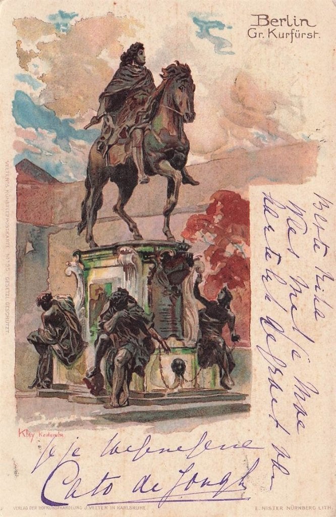 703-296-007 Berlin Gr Kurfürst, Ophalen of Verzenden, Voor 1920, Duitsland