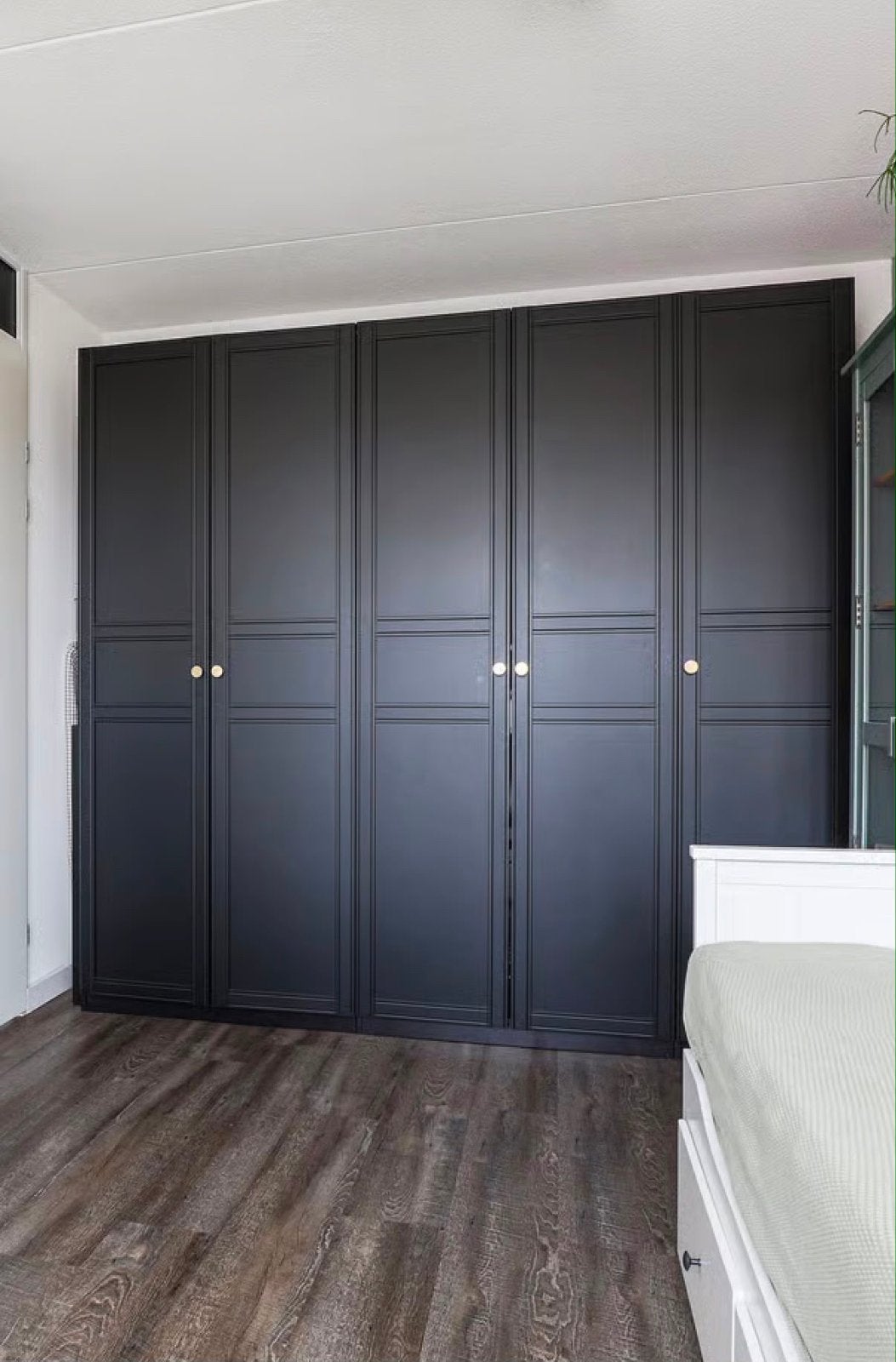 IKEA Pax kast met 5 deuren en spiegel, Huis en Inrichting, Kasten | Kledingkasten, Ophalen, Gebruikt, 200 cm of meer, Overige houtsoorten
