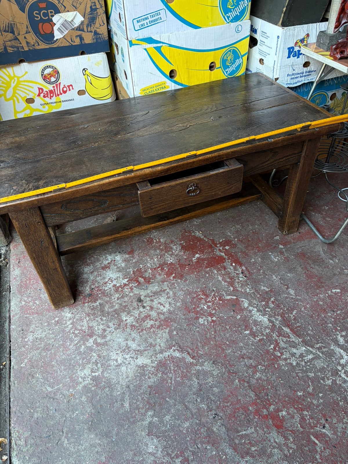 Antiek eiken salontafel 19e eeuw, Antiek en Kunst, Antiek | Meubels | Tafels, Ophalen