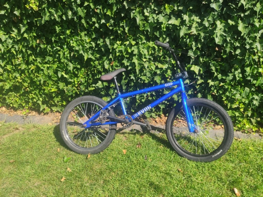 Blauwe BMX 20" wielen, Ophalen, Gebruikt, Staal, Velgrem