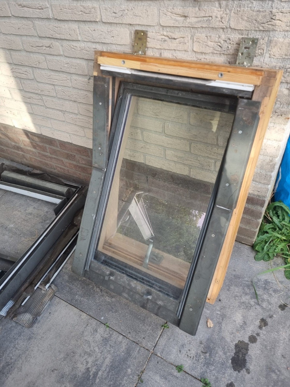 Gebruikt Fakro Dakraam met Houten Kozijn, Ophalen, Gebruikt, Minder dan 80 cm, Minder dan 80 cm
