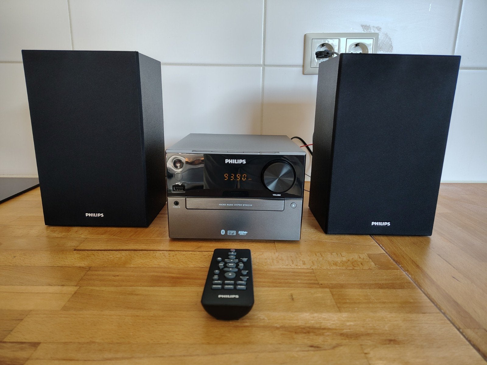Philips BTM2310 Microset – Bluetooth, CD & FM ZGAN, Audio, Tv en Foto, Ophalen, Philips, Cd-speler, Zo goed als nieuw