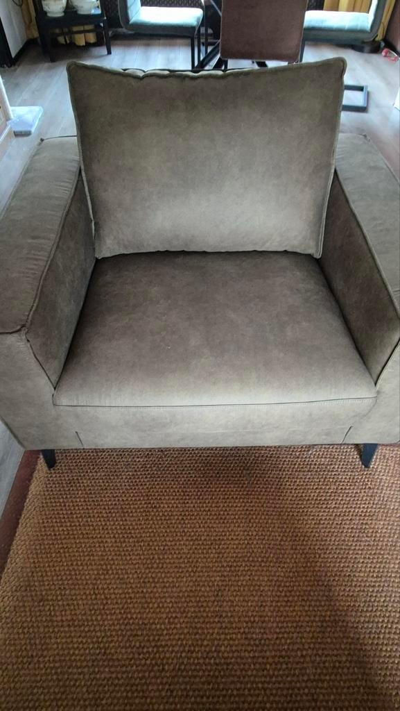 Groene fauteuil van Haco, Ophalen, Eenpersoons, 75 tot 100 cm, Zo goed als nieuw