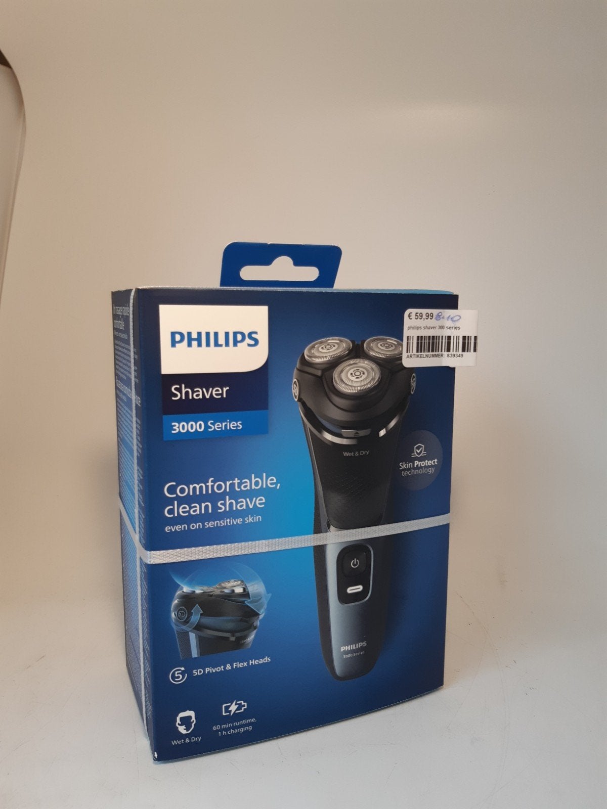 Philips Shaver 3000 Series - Comfortabel en schoon scheren, Scheren en Epileren, Ophalen of Verzenden, High Tech Campus 52, 5656 AG Eindhoven, Nederland