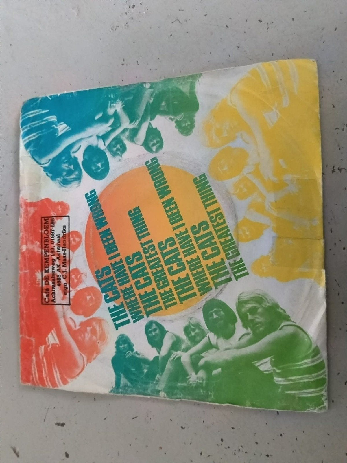 The Cats - Where Have I Been Wrong / The Greatest Thing, Gebruikt, 7 inch, Ophalen of Verzenden, Pop