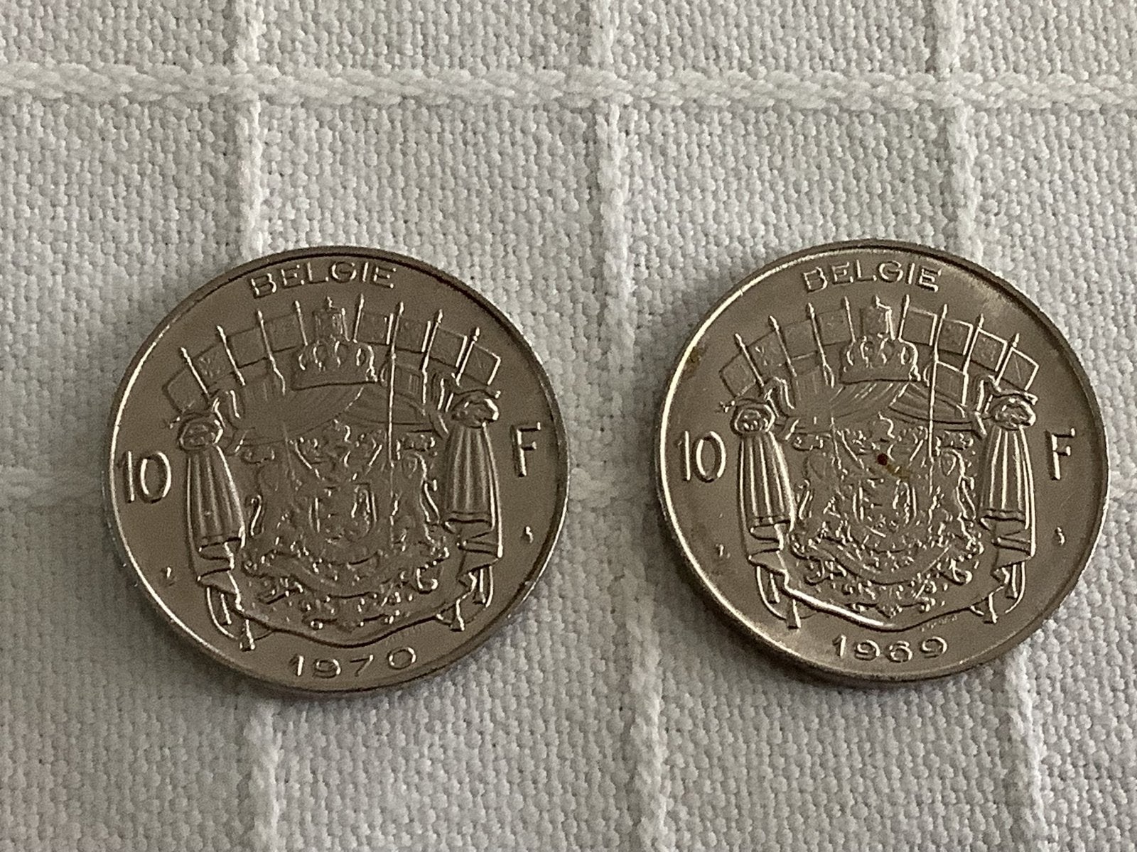 Munten België van 1938 t/m 1998, Postzegels en Munten, Ophalen of Verzenden, Metaal, Losse munt