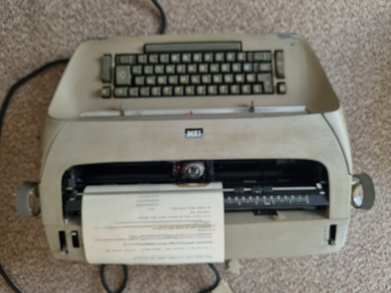 IBM Selectric, Diversen, Typemachines, Ophalen